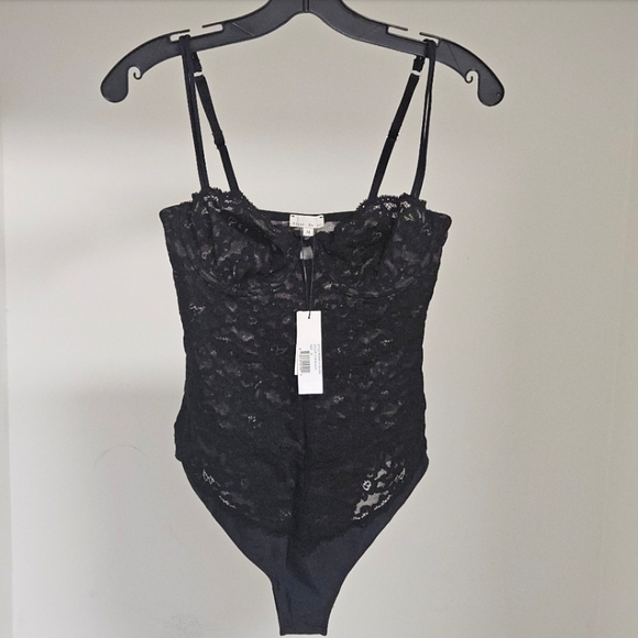 🚫SOLD🚫FLEUR DU MAL CHARLOTTE BALCONETTE BODYSUIT MEDIUM - Picture 3 of 7